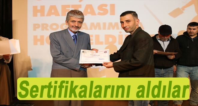 SİNCANLI GİRİŞİMCİLER SERTİFİKALARINI ALDI