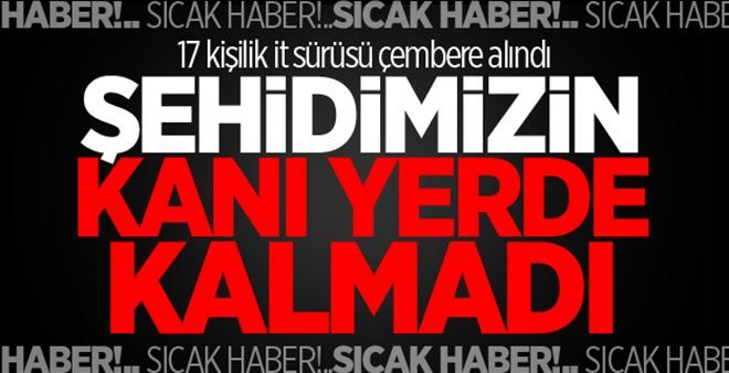 Polisi şehit eden teröristler öldürüldü!