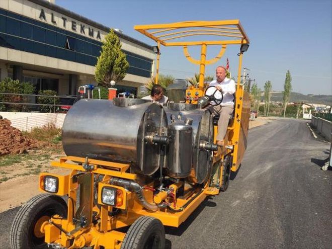 İLK YERLİ ÜRETİM ÇİZGİ MAKİNESİ