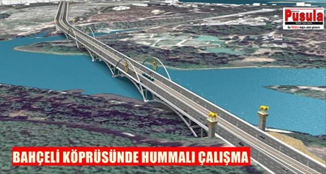 Devlet Bahçeli Köprüsü´nde Hummalı Çalışma