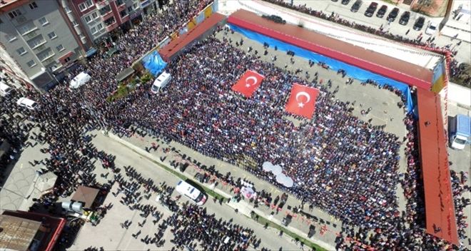 GÜMÜŞHANE ŞEHİDİNİ MUHTEŞEM UĞURLADI