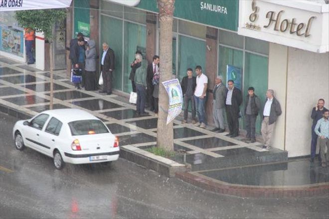 Şanlıurfa´da Yağmur Etkili Oldu