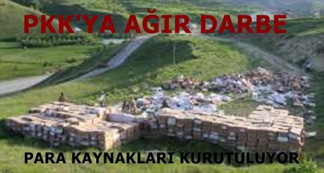 PKK´nın para kaynağına darbe!