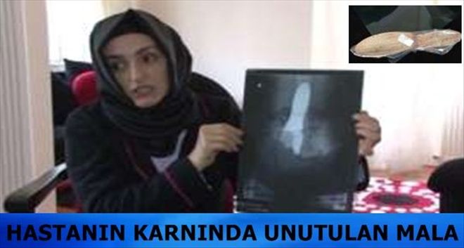 Karnında mala unutulan hastaya 42 bin lira tazminat