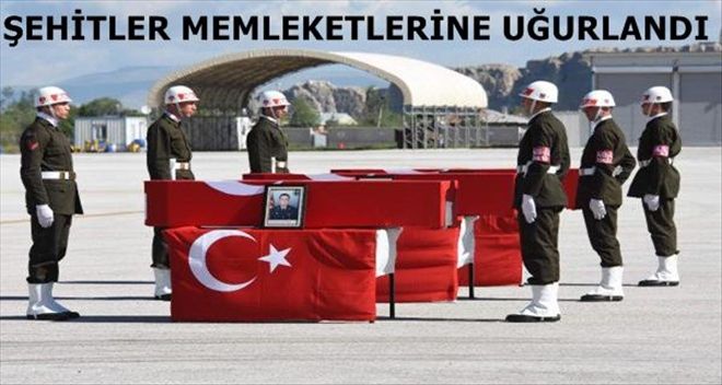 VAN´DA ŞEHİT OLAN 6 ASKERE PEŞPEŞE İKİ AYRI UĞURLAMA TÖRENİ