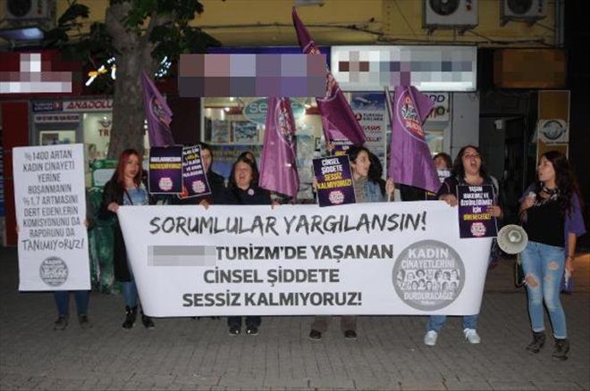ESKİŞEHİR´DE KADINLAR OTOBÜSTEKİ TACİZ OLAYINI KINADILAR