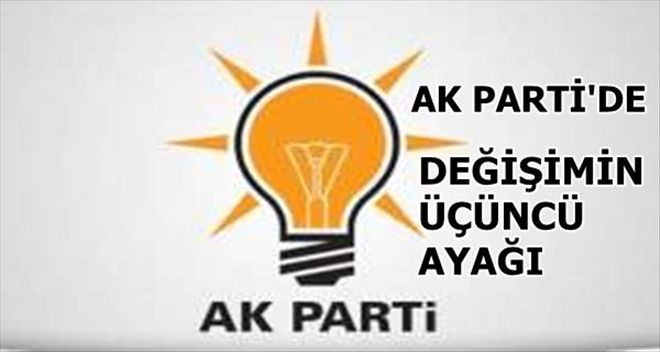 AK Parti´de değişimin 3´üncü ayağı!