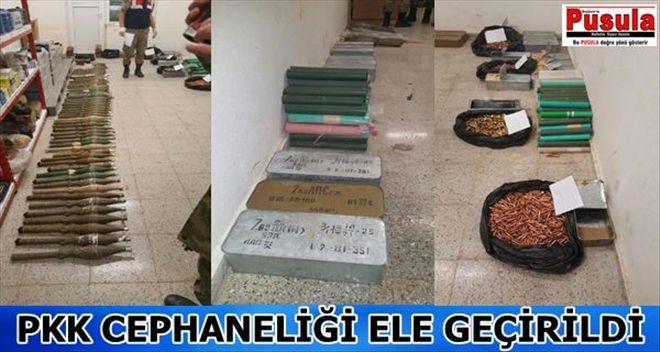 BEYTÜŞŞEBAP KIRSALINDA PKK´YA AİT SİLAH VE MÜHİMMAT ELE GEÇİRİLDİ