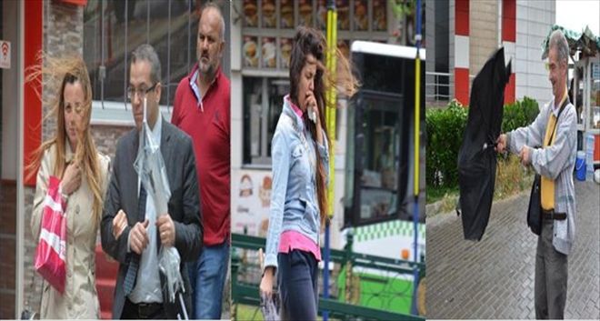 BURSA´DA HIZI 54 KİLOMETREYE ULAŞAN LODOS HAYATI OLUMSUZ ETKİLİYOR
