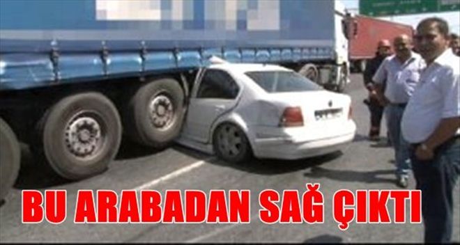 TIR´ın Altında Mucize Kurtuluş