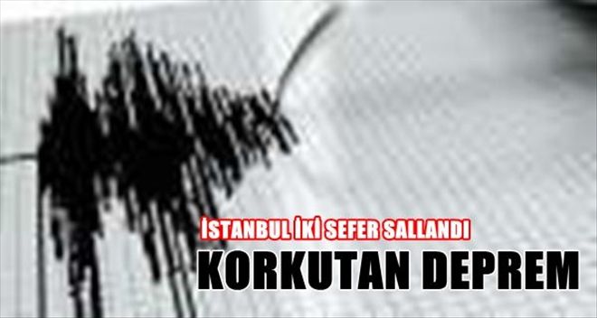 Marmara´da deprem