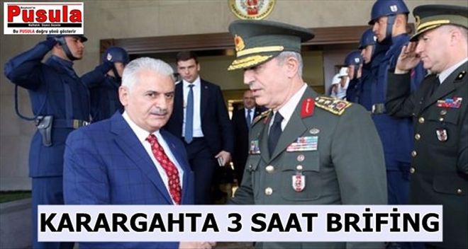 Başbakan´a karargahta kozmik brifing