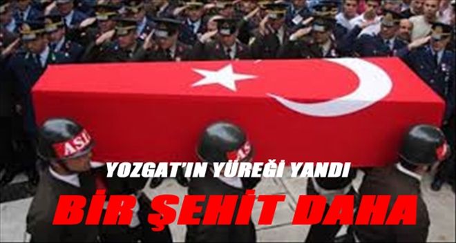 Yozgat´a Acı Haber! 1 Şehit Daha