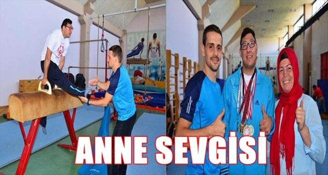 ANNENİN SEVGİSİ, ENGELLİ GENCE ŞAMPİYONLUK GETİRDİ