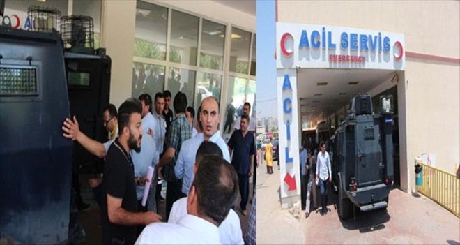 ŞANLIURFA´DA SAĞLIK KONTROLÜNE GETİRİLEN 2 ASKERE LİNÇ GİRİŞİMİ 