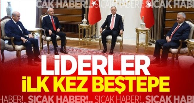 LİDERLER İLK DEFA BEŞTEPE´DE