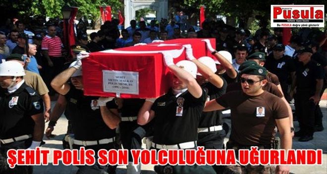 ŞEHİT ÖZEL HAREKATÇI MESLEKTAŞLARININ OMZUNDA UĞURLANDI