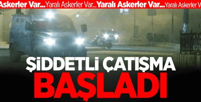 BİNGÖL´ÜN GENÇ İLÇESİNDE ÇATIŞMA ÇIKTI