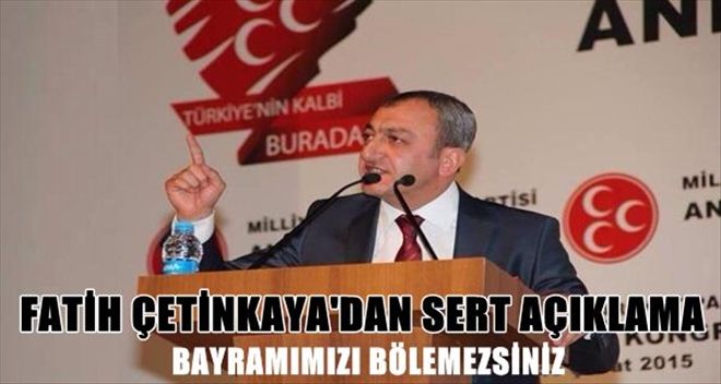 BAYRAMIMIZI BÖLEMEZSİNİZ