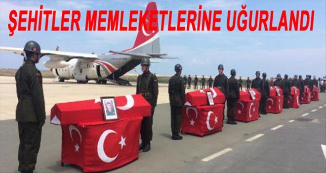 GİRESUN ŞEHİTLERİ MEMLEKETLERİNE UĞURLANIYOR!