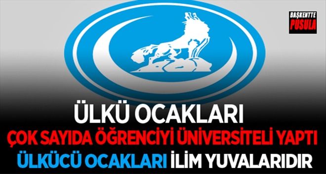 Ülkü Ocakları Çok Sayıda Öğrenciyi Üniversiteli Yaptı