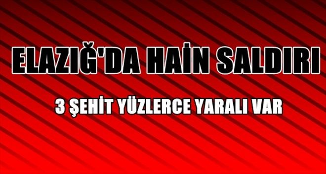ELAZIĞ EMNİYET MÜDÜRLÜĞÜ´NE BOMBALI SALDIRI; ŞEHİT VE  YARALILAR VAR 