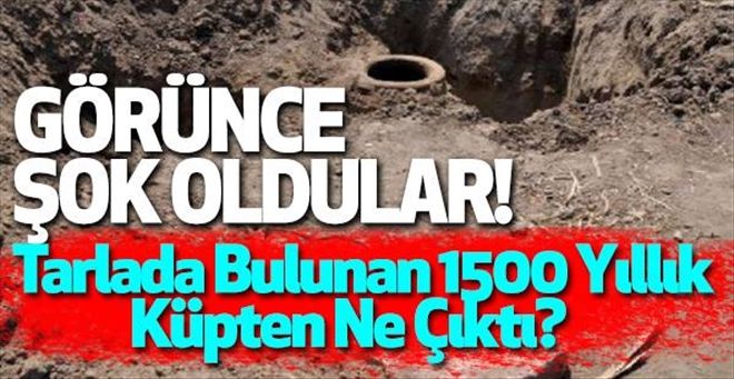 Tarlada Bulunan 1500 Yıllık Küpten Ne Çıktı?