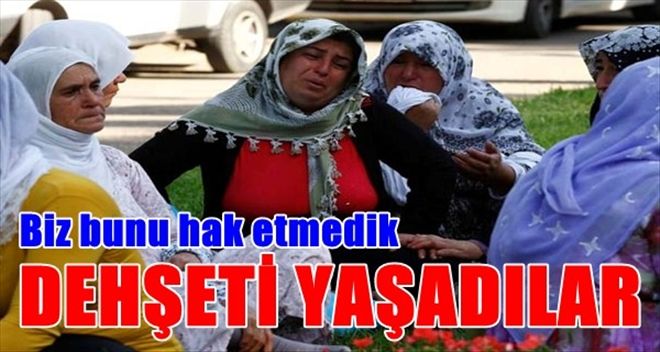Görgü tanıkları yaşadıkları dehşeti anlattı