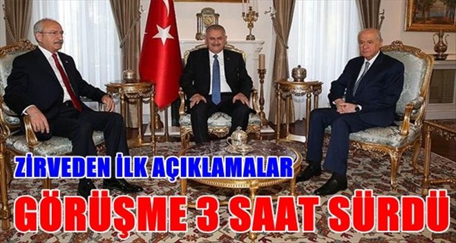 Liderler zirvesi sona erdi, zirveden ilk açıklama