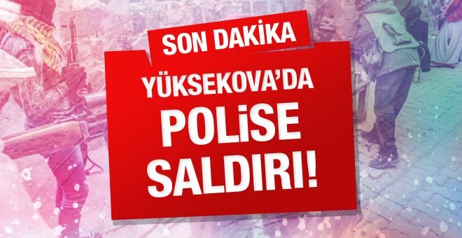 Yüksekova´da roketli saldırı! 1 polis yaralı!