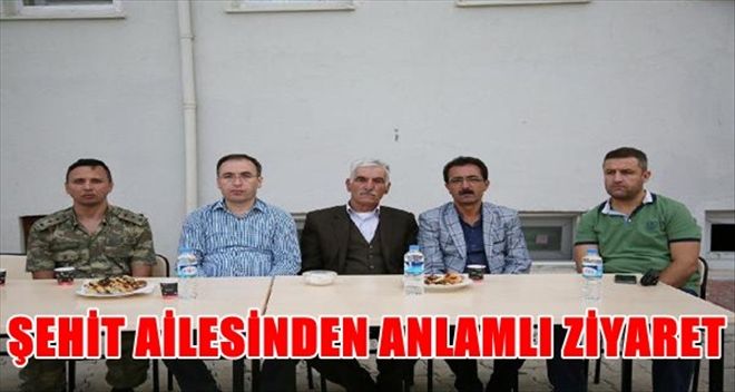 Şehit Astsubayın Ailesinden Askerlere Anlamlı Ziyaret