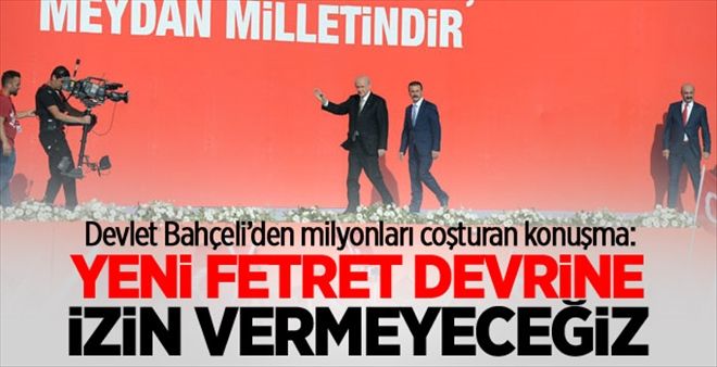 Devlet Bahçeli´den Milyonları Çoşturan Yenikapı Konuşması