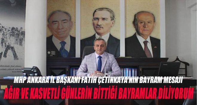 ?Ağır ve kasvetli günlerin bittiği bayramlar diliyorum?