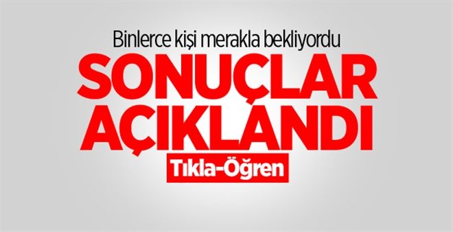 KPSS ÖABT 2016 sonuçları açıklandı