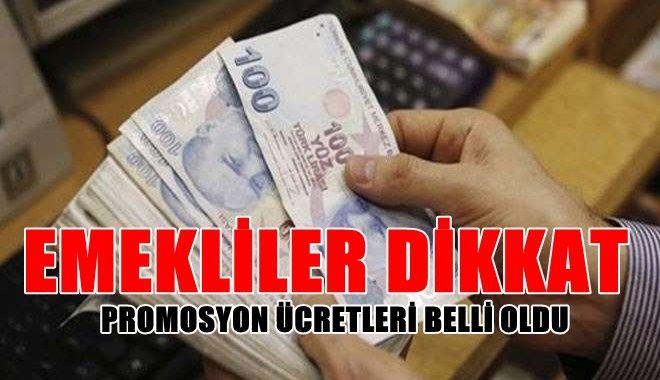 Emekliye aylığı oranında promosyon