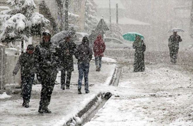 Meteoroloji´den 12 il için yoğun kar yağışı uyarısı