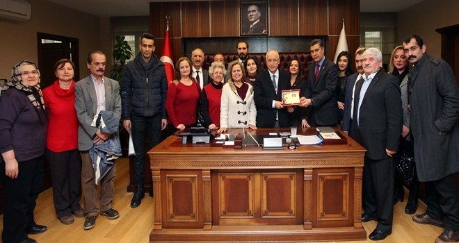 CHP Etimesgut İlçe Örgütünden Fethi Yaşar´a ziyaret