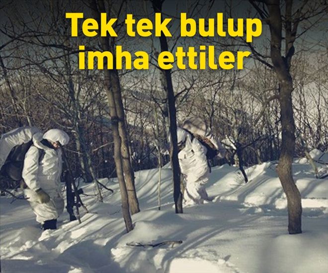Bitlis´te PKK sığınakları imha edildi