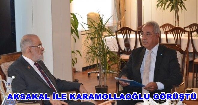 DSP Lideri AKSAKAL Saadet Partisini Ziyaret Etti