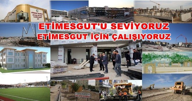 ETİMESGUT BELEDİYESİ 33 NOKTADA ÇALIŞIYOR