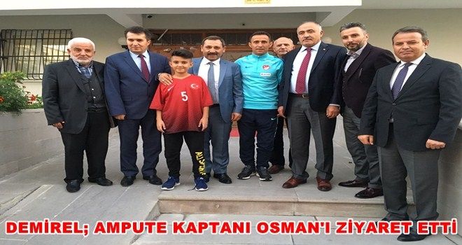 BAŞKAN DEMİREL, AMPUTE MİLLİ TAKIMINI TEBRİK ETTİ