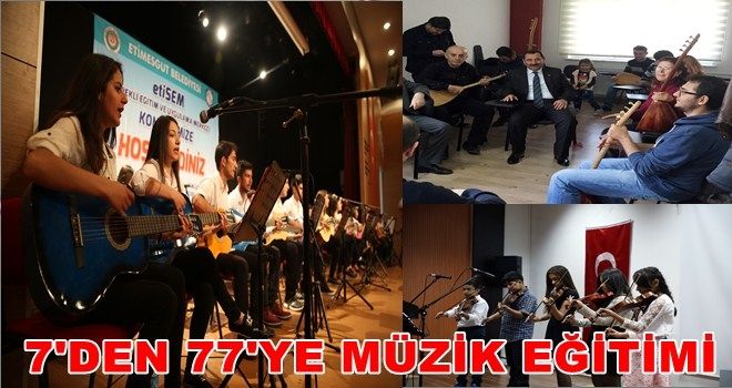 7´DEN 77´YE MÜZİK EĞİTİMİ
