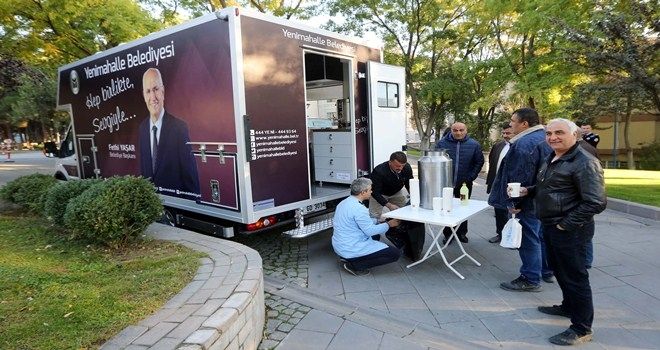Yenimahalle Belediyesi´nden öğrencilere sabah çorbası