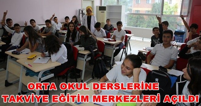 BELEDİYE DESTEK EĞİTİM MERKEZLERİ AÇILDI