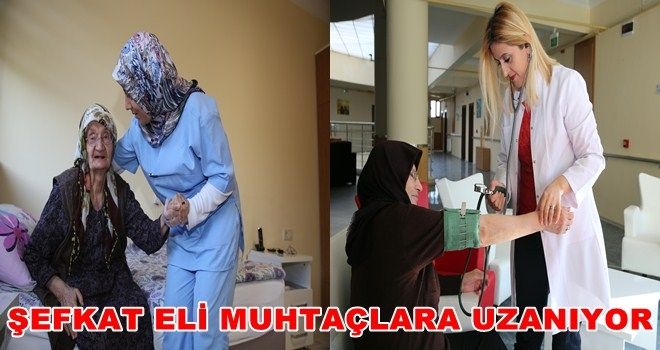 BELEDİYEDEN YAŞLI, HASTA VE ENGELLİLERE ŞEFKAT ELİ