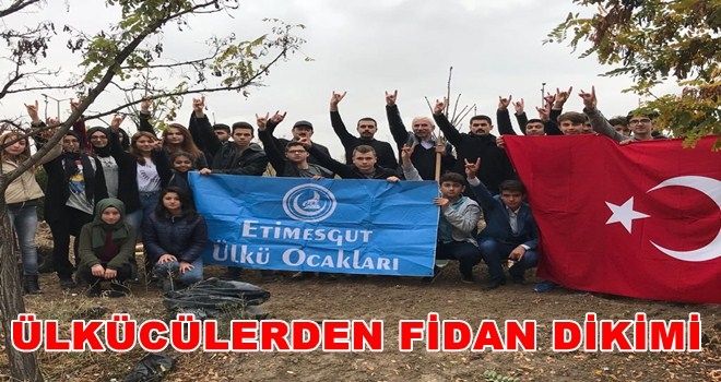 Etimesgut Ülkücüleri fidan dikti