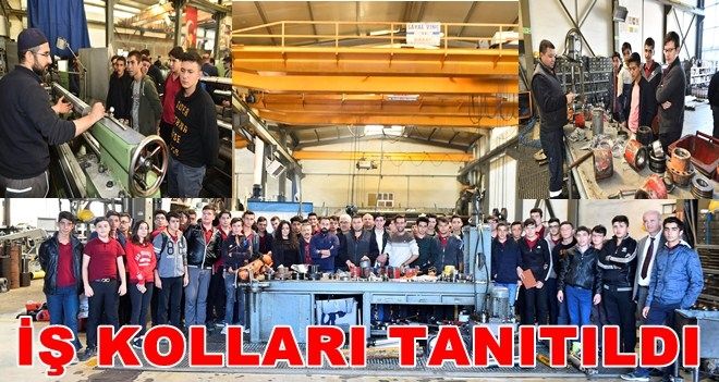 Öğrencilere iş kolları tanıtıldı