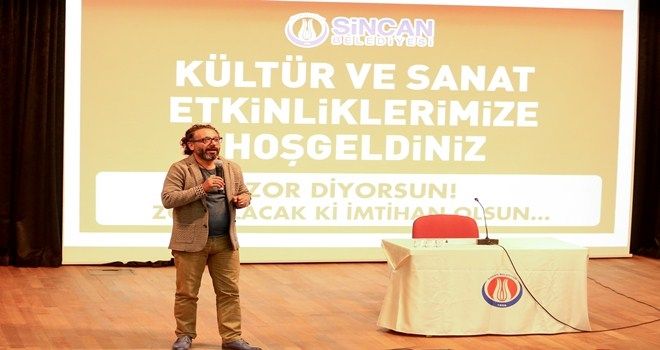  YAZAR SİNAN YAĞMUR SİNCAN´DA