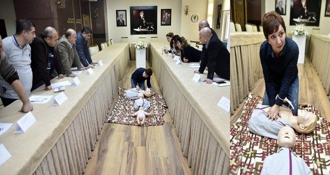 Personele ilk yardım eğitimi verildi