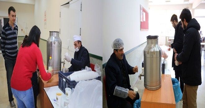 Bin öğrenci güne çorbayla uyandı